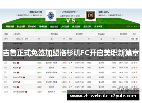 吉鲁正式免签加盟洛杉矶FC开启美职新篇章